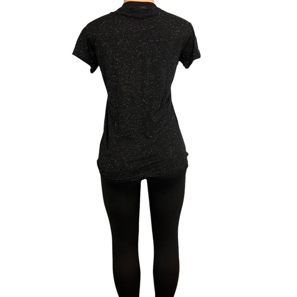 3/$30 🍂 Universal Studios Florida Black & Silver Short Sleeve Top - Picture 6 of 8